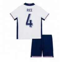 Maglie da calcio Inghilterra Declan Rice #4 Prima Maglia Bambino Europei 2024 Manica Corta (+ Pantaloni corti)